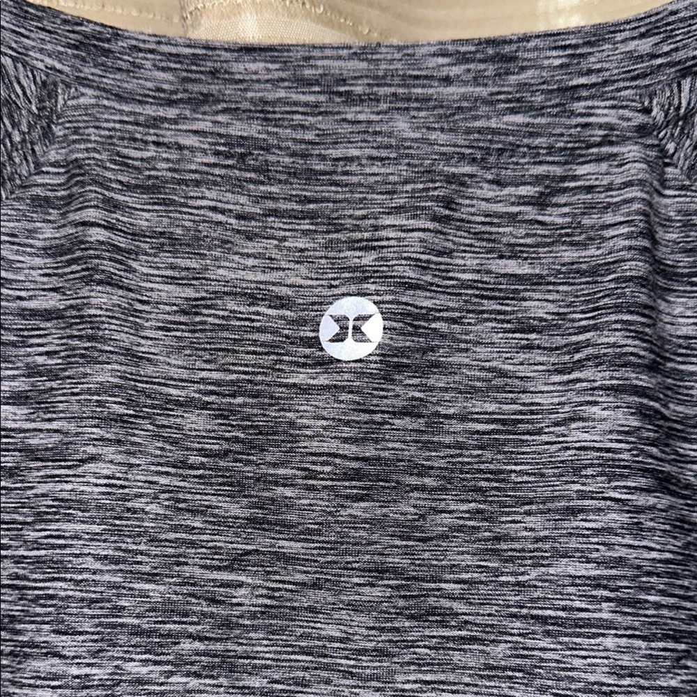 RBX Heather Gray Athletic Long Sleeve Top thumb slots Pullover Size Small - Picture 4 of 6